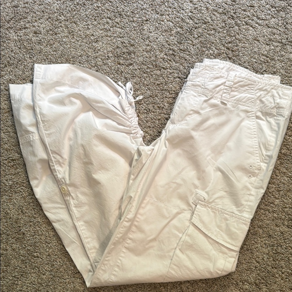 Halogen White Cargo Pants